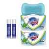 Vaseline Original Lip Balm & Safeguard Mint Soap Bundle