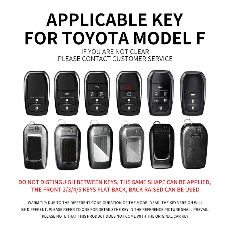 2024 New Fashion car key case bag Shell For for Toyota Camry Highlander BVNCH7 Corolla Crown Prado GR 86 Reiz 2015 2016 accessories