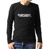 Emporio Armani Letter Logo Printed Crew Neck Long Sleeve Regular T-Shirt Men Tops Black 111023-2F725-00020