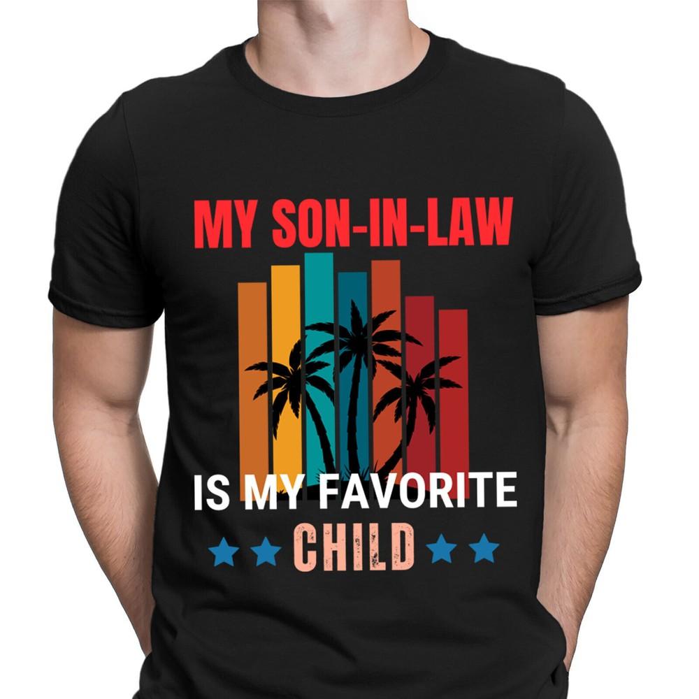 

Мой зять - мой любимый ребенок, смешная семейная шутка, ретро мужская футболка, топ Д 4XL