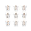 10pcs/Lot 13x13mm Colorful  Acrylic Butterfly Charms Pendant For Jewelry Making Cute Pendants DIY Earrings Bracelet Accessories