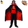 Halloween adult men's horror bat vampire costume, big male vampire cosplay stage costume