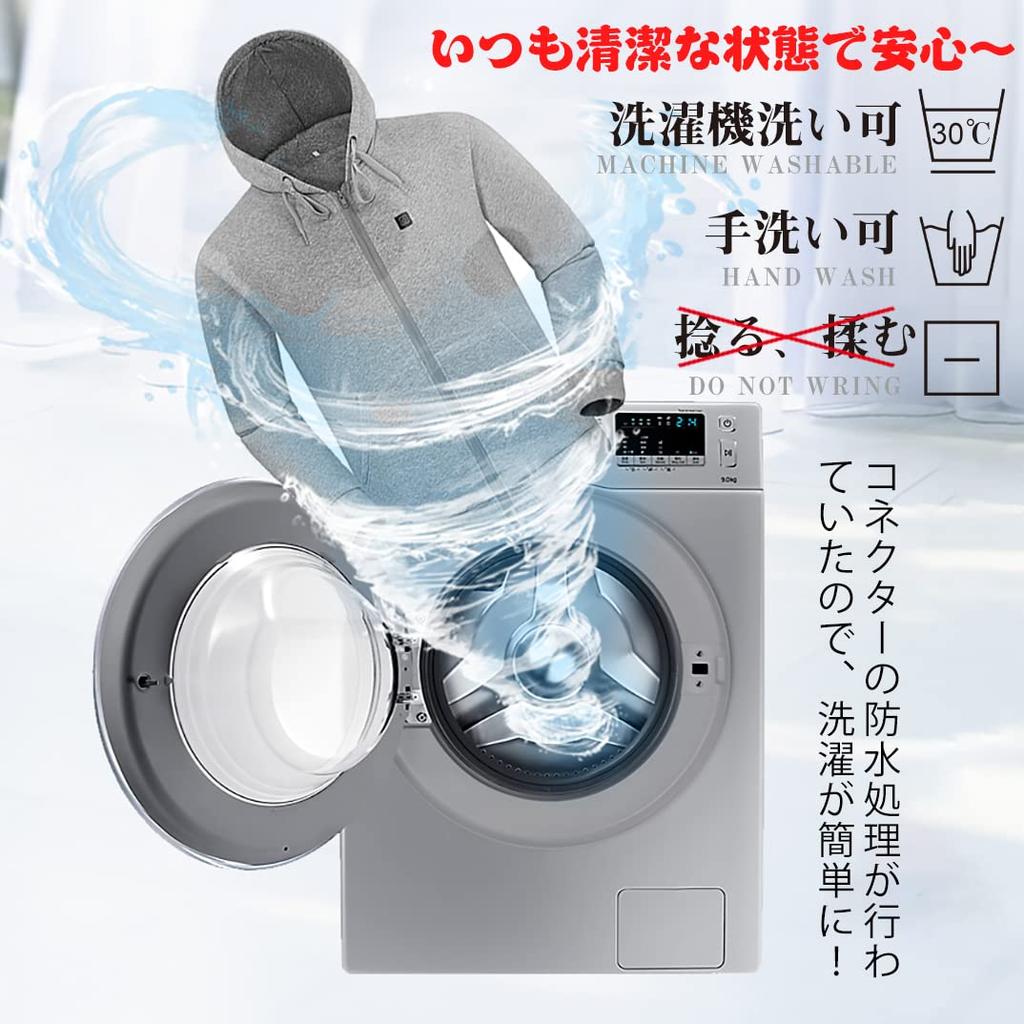 GmrvaMen Electric Heated Jacket with 5 USB 3 Temperature and Cold Weather Protection for Outdoor and Warm for Fall and Size Built-in Heaters,