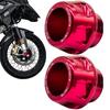 Motorcycle Axle Cover 2X Front And Rear Fork Sliders Falling Protection Anti-Collision Frame Crash Sliders Modified Accessories