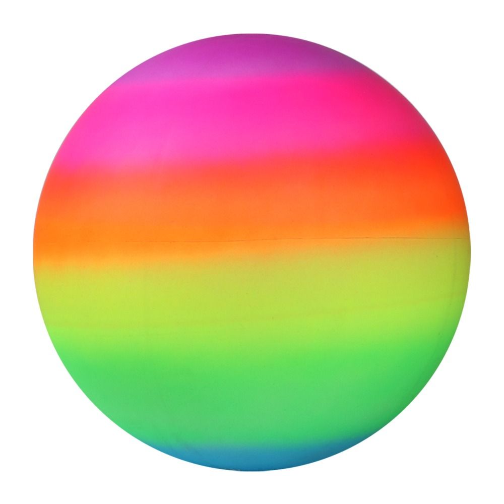 Party Supply Volleyball Rainbow Football Beach Rainbow Balls PVC Playthings Inflatable Football Toy