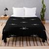 Drummer Rock And Roll Throw Blanket