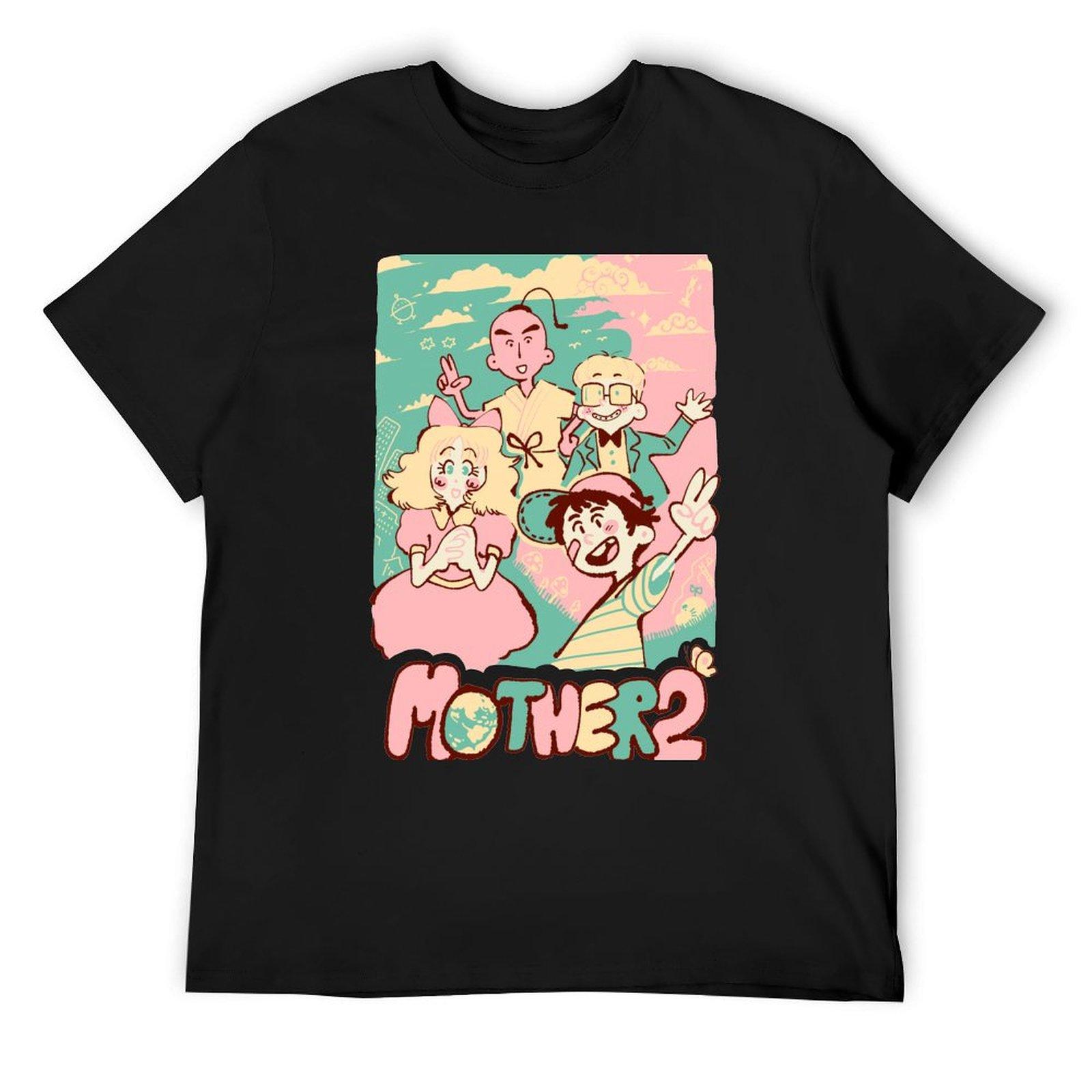 

Футболка MOTHER2 винтажные футболки летние топы мужские винтажные футболки 4XL