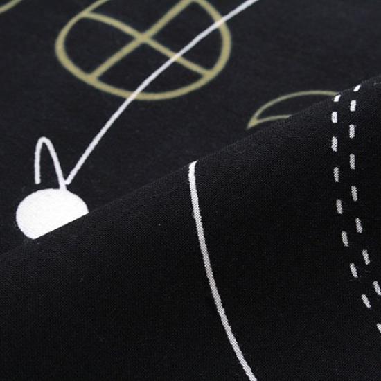 Dyeing Anbo Tenugui Authentic Dyed Cotton Tokuoka Made in Japan 35cm x 100cm "Planet Black" 100%