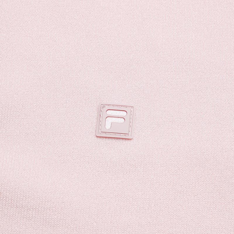 FILA Golf Series Fashion Simple Classic Casual Cute Pink Sweet Versatile Comfortable Woven Cardigan Knitwear Women cardigans A11W625415FPK