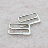 10Pcs Bra Hooks Electroplating Process Strong Material Durable Sturdy Two Holes