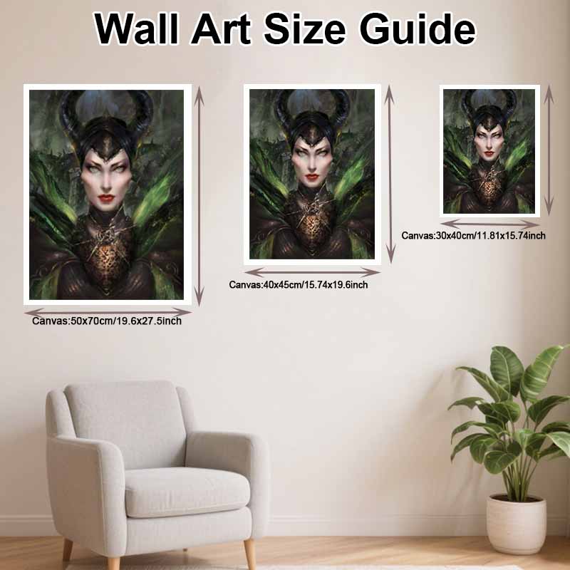 Disney Diamond Painting 5D DIY Maleficent Diamond Painting Art Diamond Painting Kit Adult/Beginner Gift Idea Home Decor
