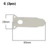 3Pc Silent Oil-Free Valve Plate Cylinder Head Plate Iron Sheet For Air Compressor Pump Head Belt Piston Machine Power Tool Parts