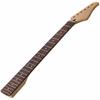6-String Matte Maple Electric Guitar Neck with 22 Frets, Rosewood Fingerboard, and Bone Nut.