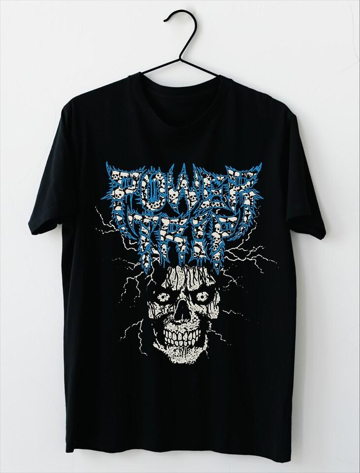 NEW Power Trip Band Short Sleeve Cotton Black All Size T-Shirt AR402 L