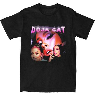 Doja Cat Vintage Collage Black T-Shirt
