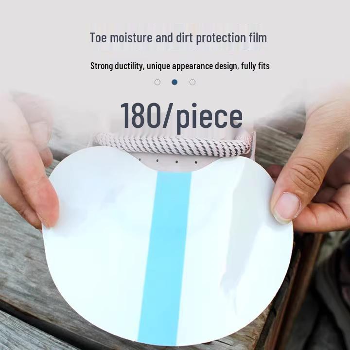 Transparent Waterproof Toe Stickers: High-Elastic Wet & Dirt-Proof Film for Rainy Days