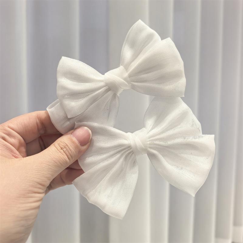 2 Peças Fita de Tecido Perolada Fivela de Charme Laço Decoração de Sapato Feminino Clipe de Sapato Laço Chinelos com Furo para Sapato Fivela de Sapato