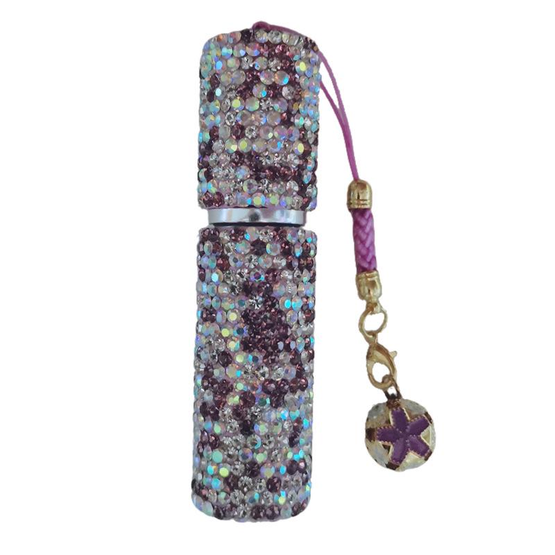 "Portable Diamond-Design 5ml Perfume Spray Bottle"