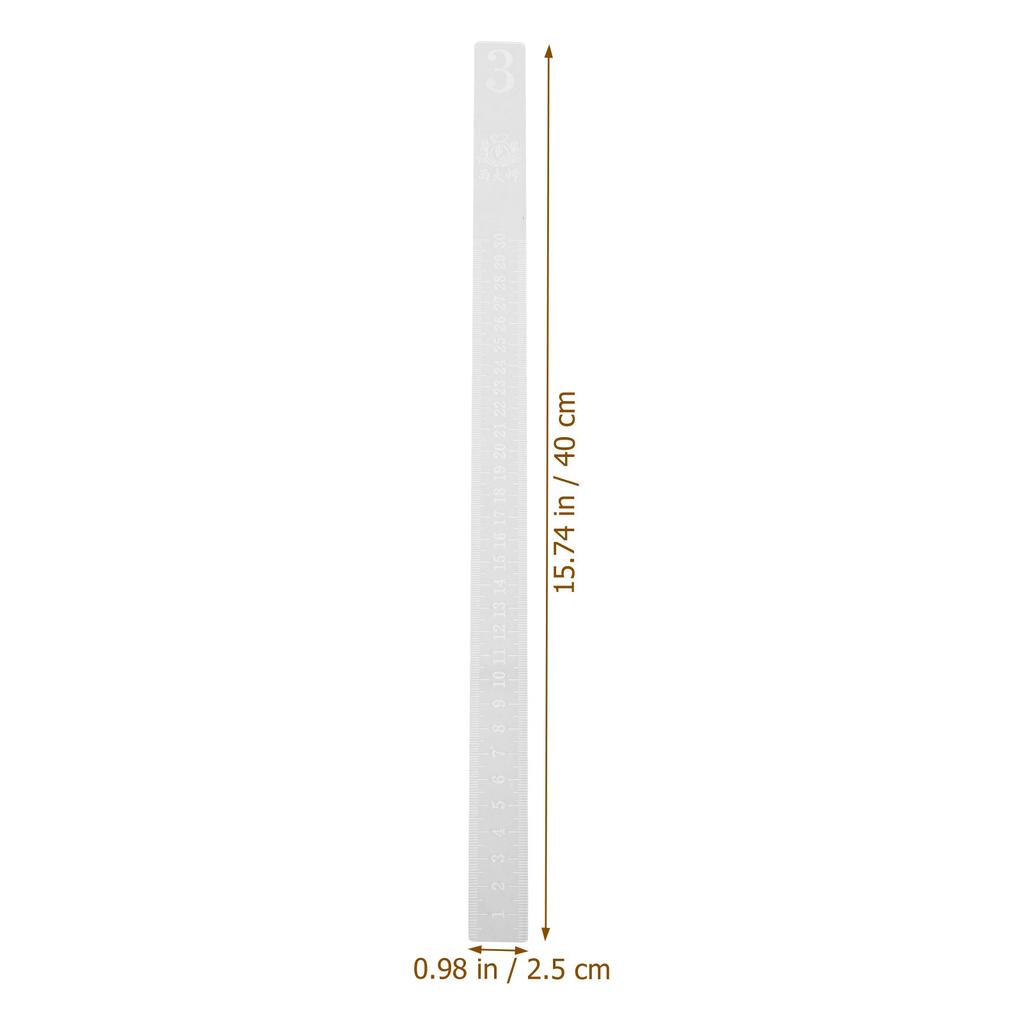 2Pcs Acrylic Baking Ruler Dough Thickness Guide for Uniform Cookie Crust Rolling Pin Aid Biscuit Making Essential Tool Set