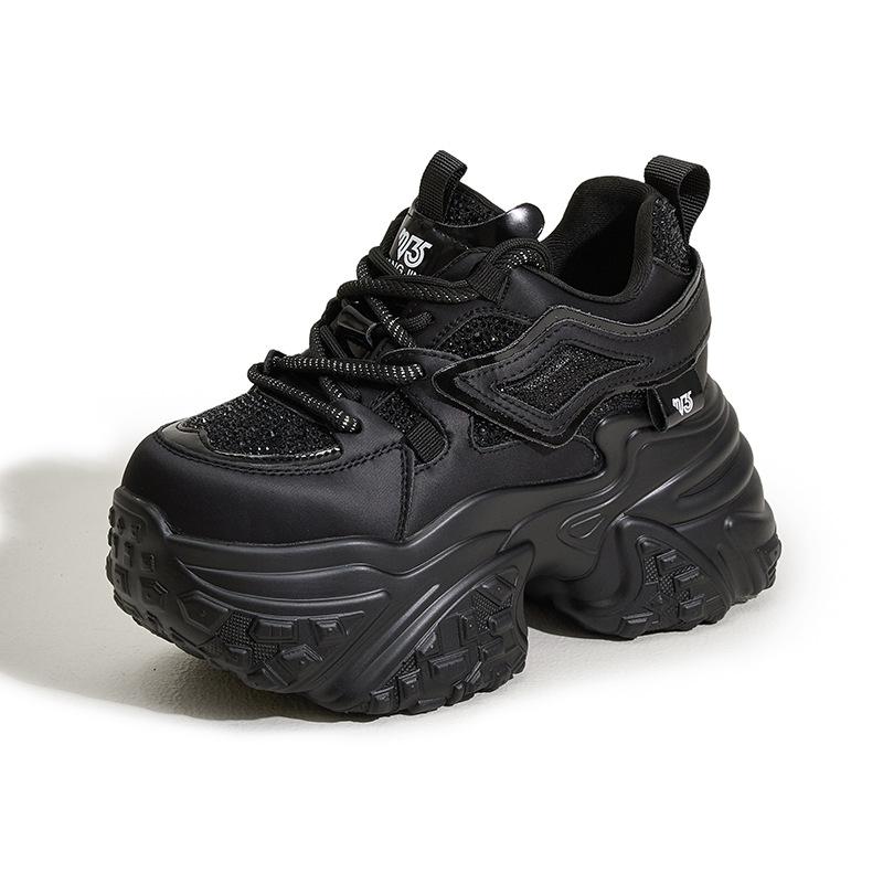 

Женские кроссовки на толстой подошве, модные туфли на скрытой платформе для весны и осени, универсальная спортивная и повседневная обувь 39