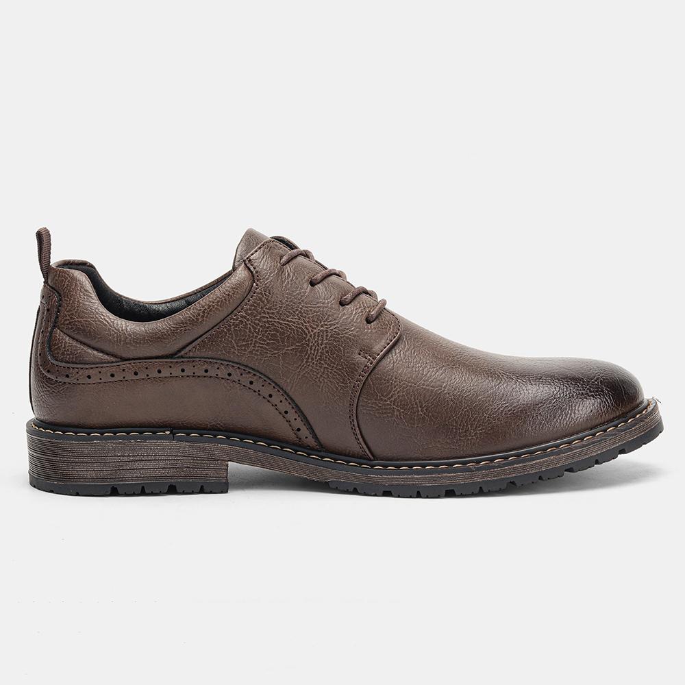 Men Leather Shoes 2026 Brand Comfortable Fashion Leather Shoes Men