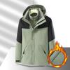 Outdoor Jacket Autumn and Winter Three-in-one Removable Fleece Liner Plus Velvet Thickened Waterproof Jacket