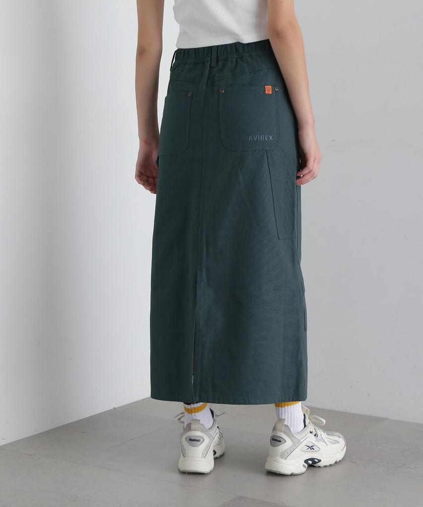 AVIREX UNIVERSAL OVERALL DOUBLE KNEE PAINTER SKIRT M 115 bluegray 783-4216701