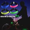 Leuchtendes Nacht-Reflektierendes Armband LED USB Wiederaufladbar Sicherheitsgurt Arm Bein Warn-Armband Outdoor Sport Nachtlauf