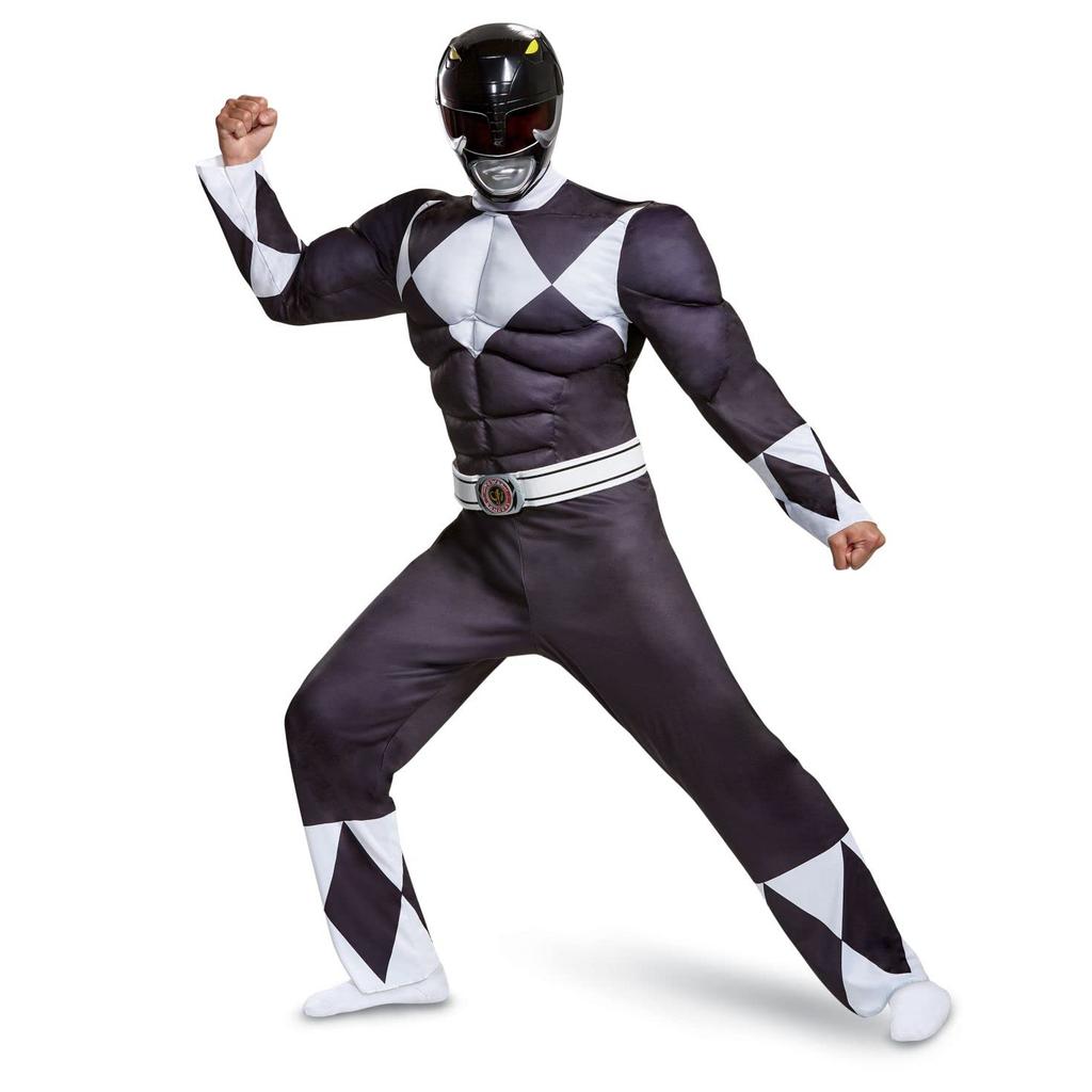 Black Ranger Muscle Classic Adult XL