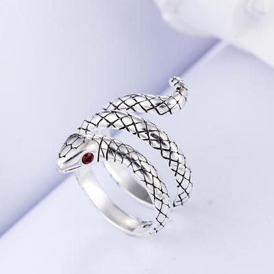925 Sterling Silver Snake Winding Finger Rings For Women Fashion Female Ring Jewelryitems Gaabou Jewellery