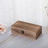 Retro Wooden Storage Box Plain Wood With Lid Multifunction Hinged Boxes Gift Packing Jewelry Case Box Home Sundries Storage Box