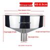 Large Stainless Steel Non-Magnetic Fueling Funnel for Industrial Tanks