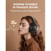 Hybrid Active Noise Cancelling Headphones, Over-Ear Bluetooth Headphone, 60H Playtime, Deep Bass, Transparency Mode, Comfort Fit Ear Cups, White