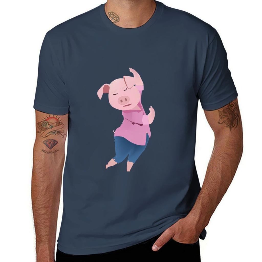 Rosseta Singing Pig Tshirt Breathable Sportswear Tshirt For Unisex