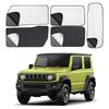 ZATOOTO Sunshade Mesh Curtains for Suzuki Jimny Sierra Light Insect Sun and Foldable for Side and Back Door Set & JB64/JB74, Magnetic, Dual-Layer,