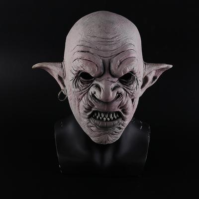 New Cool Goblinswith Earrings On the Ear Halloween Horror Mask Creepy Costume Party Cosplay Props Men Latex Scary Mask