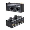 Compactly 6Channel Audios Switcher For Clear Sound And Easy Setups Eliminates Noise and Sound Interferences Selector