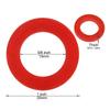 50Pcs/set O-Rings Washer Gasket Garden Hose Silicone Gasket Fit All Standard 3/4 Inch Garden Hose Fittings Leak Prevention