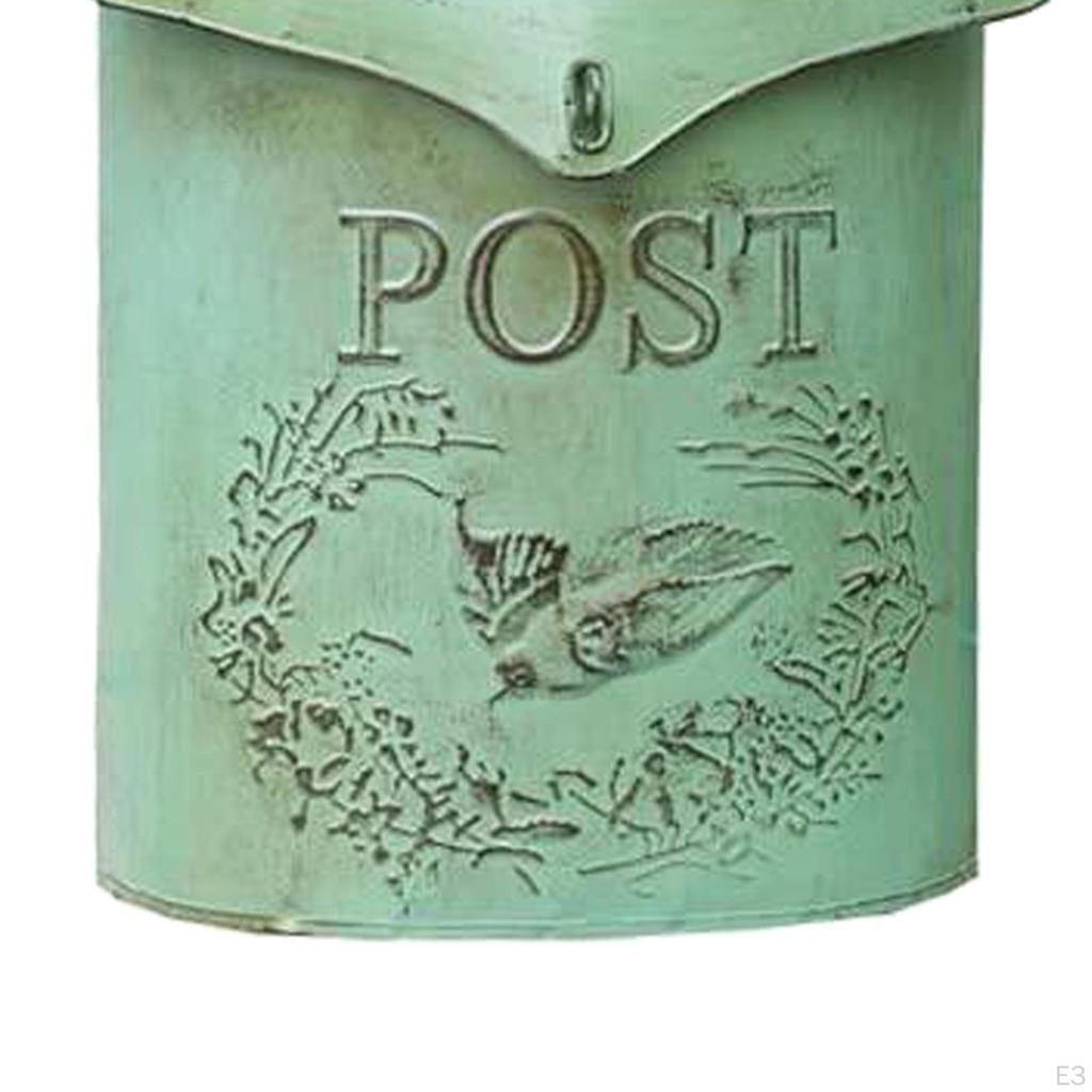 Classic Wall Mounted Mailbox for Home and Garden Decor