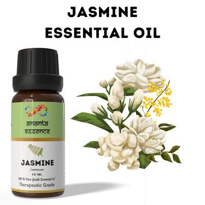 Ananta Jasmine Essential Oil 10 Ml – Floral Aroma Oil for Diffusers, Candles and Home Fragrance