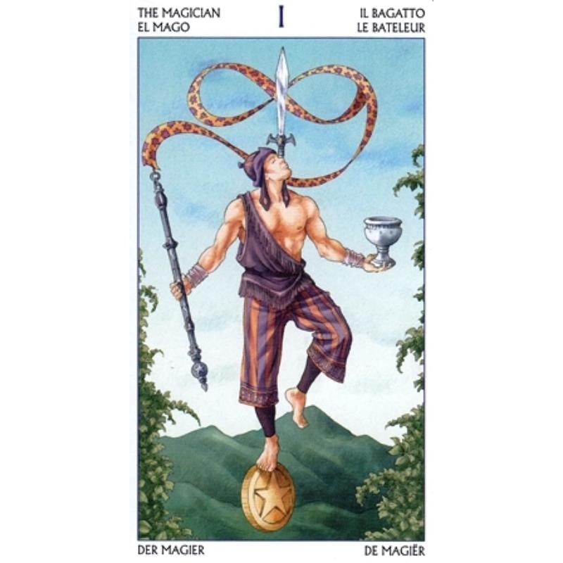 10,3*6 cm Tarot med 78 dører
