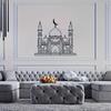 Islamic Mosque Metal Wall Art Bohemian Line Decor Living Room Sculpture Eid Wedding Gift