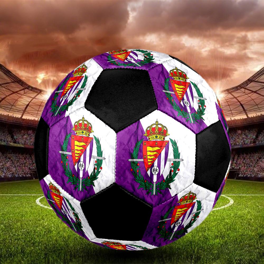Villarreal Indoor Soccer Ball Colorful Machine Stitched PVC Size 5 Team Training Competition Ready Durable High-Bounce Cool Sports Gift