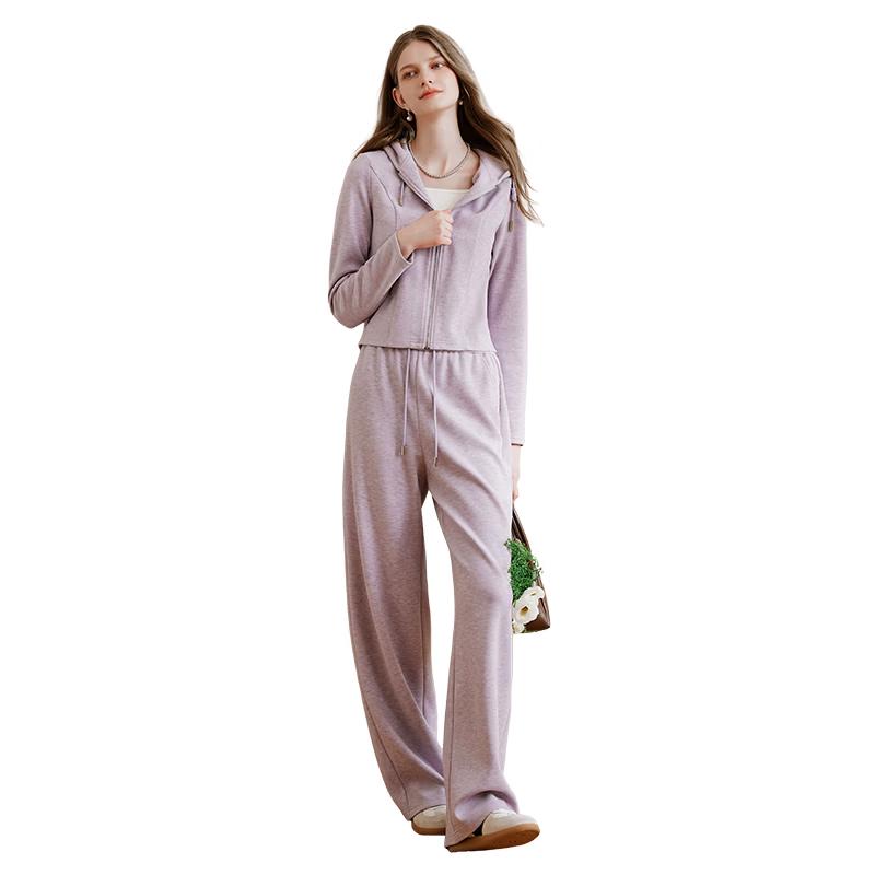 Women s Casual Hooded Tracksuit Set M