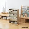 Large Capacity Minimalist Storage Rack, Maillard Slanted High Aesthetic Student Desktop Multifunctional Pen Holder
