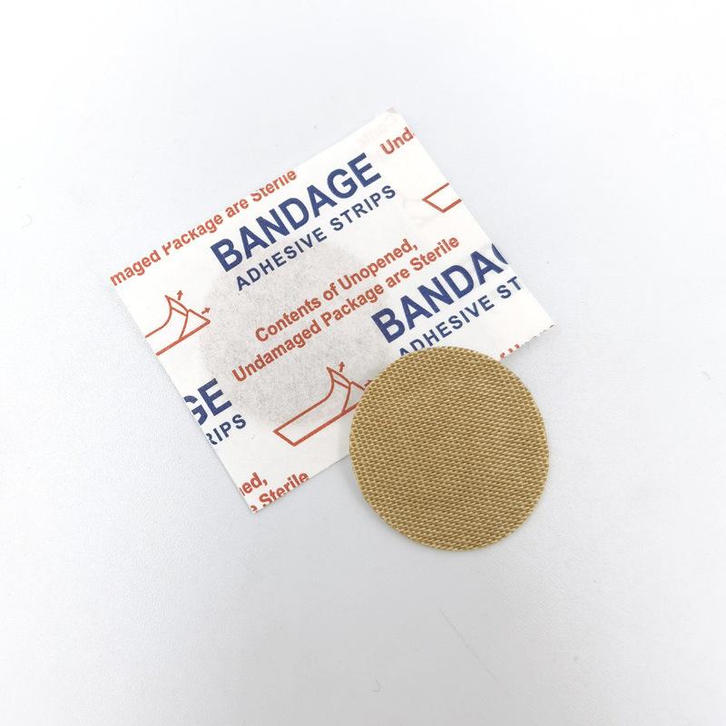 

50pcs Assorted PE Fabric Bandages Flexible Adhesive Fingertip Spot Bandages Various Sizes for Wound Care First Aid & Home Use 50PCS