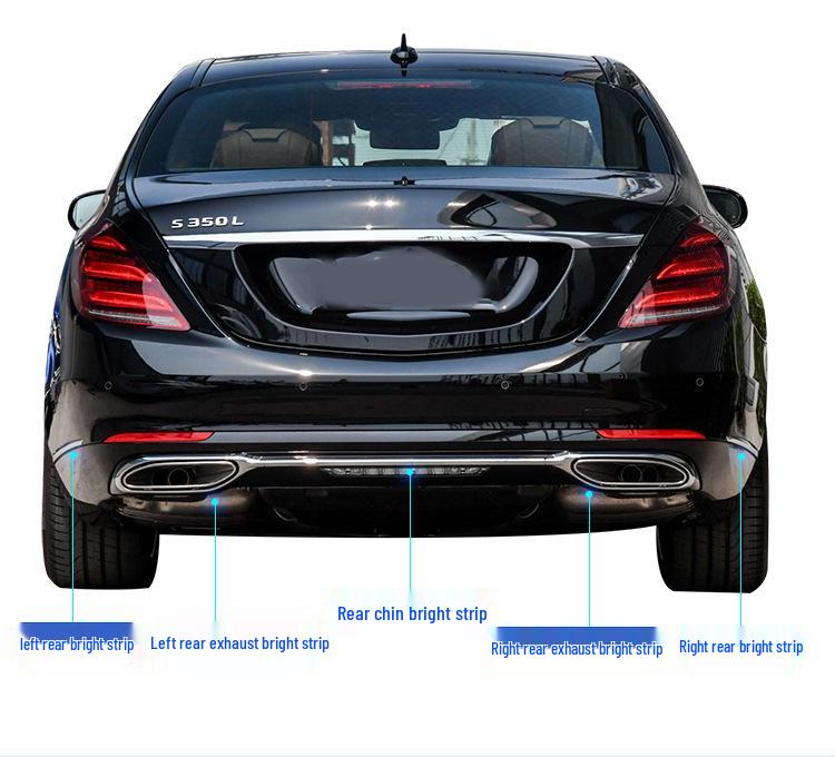 Mercedes-Benz Maybach S-Class S320L/S350/S450/S560 Front & Rear Bumper and Door Trim Strips