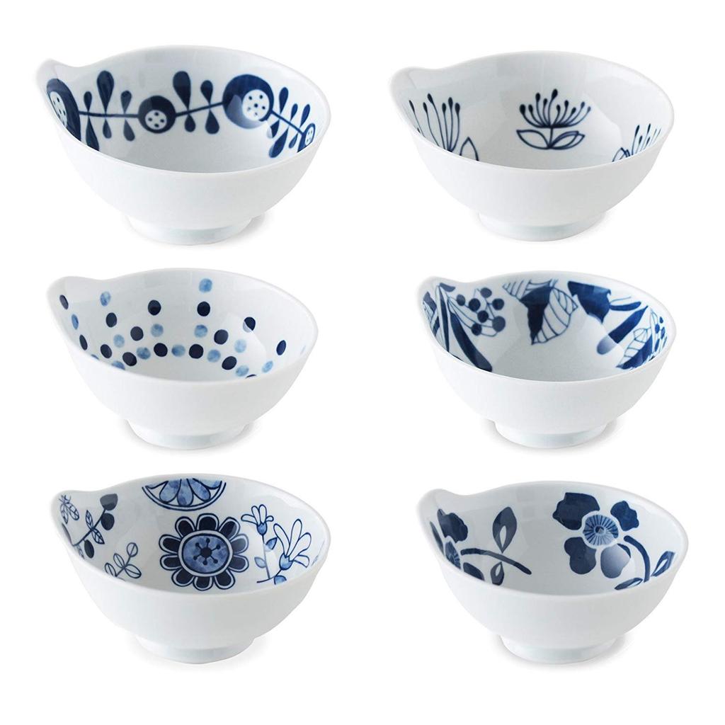 CtoC JAPAN Select Tonsui Dish Set for Single W 15cm x D 13cm x H Made in Japan 6-Pattern Multi-Purpose Living, 7cm, 440cc,