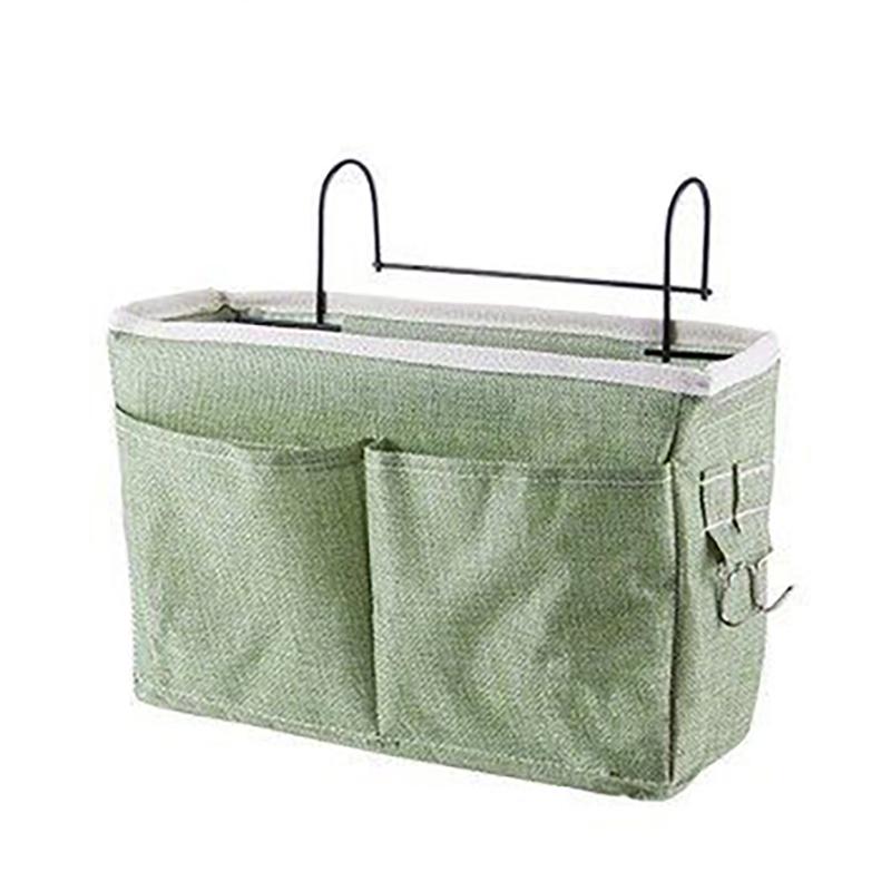 Прикроватный органайзер для хранения пульта дистанционного управления подвесной держатель для хранения на диванекровати карманы сумка для хранения в спальне зелёный 1790₽