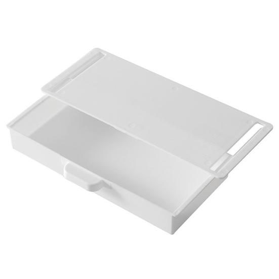

Self-Adhesive Under Table Drawer Desk Holder Hidden Pencil Stationery Organizer білий